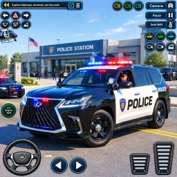 أيقونة Police Prado Parking: Cop Game